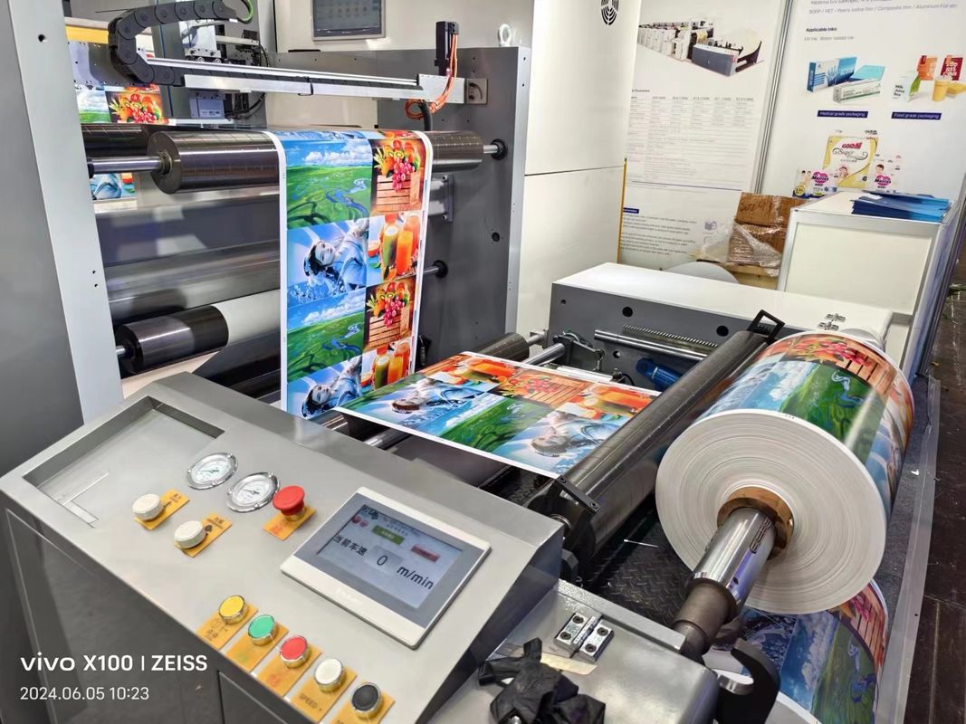 2024 Автоматический 6/8/10 Color Gearless Printer Servo Flexo Печатная машина Производители Цена на пластик