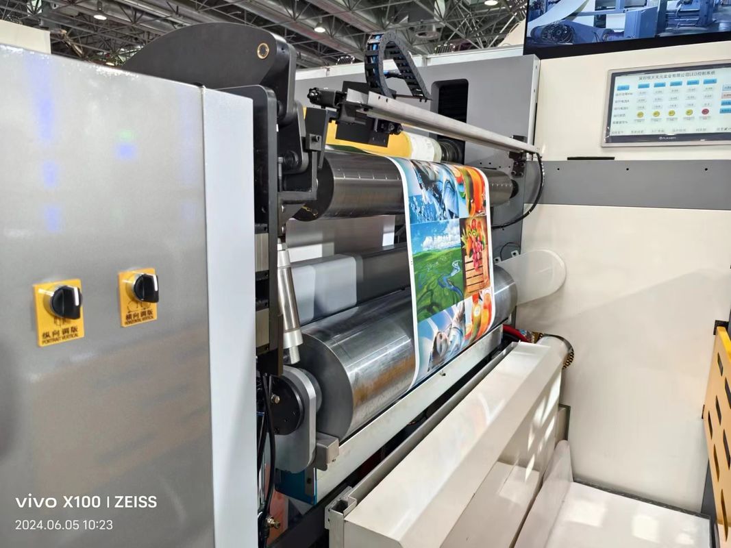 2024 Автоматический 6/8/10 Color Gearless Printer Servo Flexo Печатная машина Производители Цена на пластик