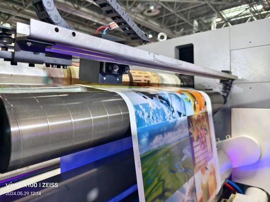 Машина для гибкой печати рукава с резкой резкой длиной 286-1200 мм