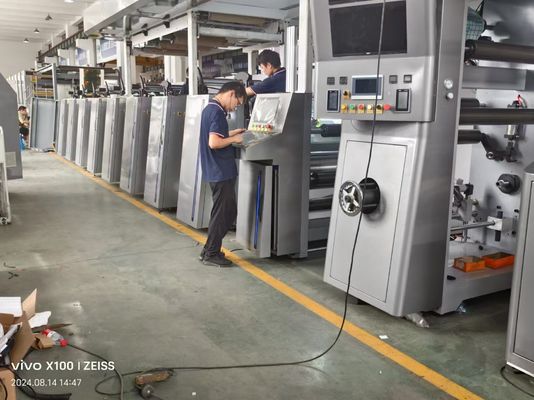 10 цветов Рукава Тип высокоскоростной флексо печатная машина для печати на различных материалах