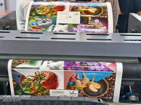 Автоматическая высокоскоростная 6-цветная УФ-флексопечатная машина, лепестковый секционный тип флексографской печатной машины